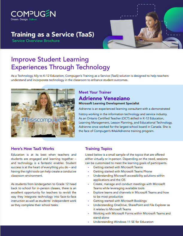 Explore the Future of Learning with Training as a Service