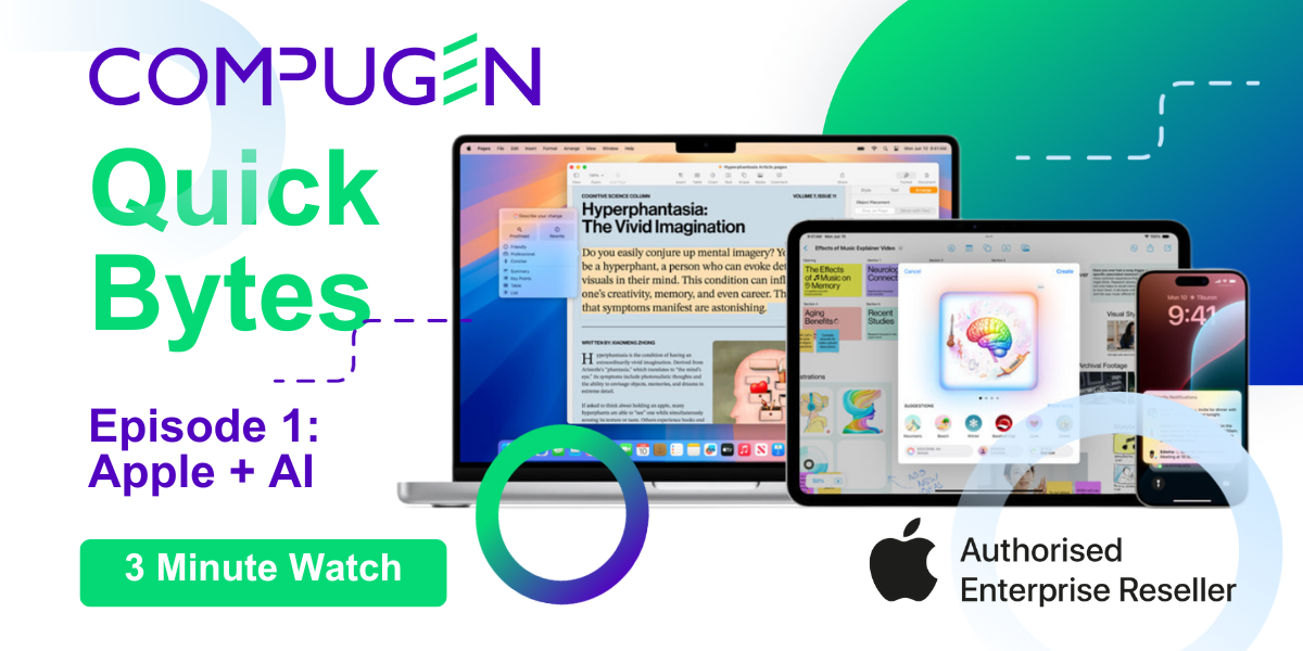 Quick Bytes with Compugen: Apple + AI