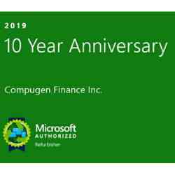 Compugen fête ses 10 ans en tant que Microsoft Authorized Refurbisher