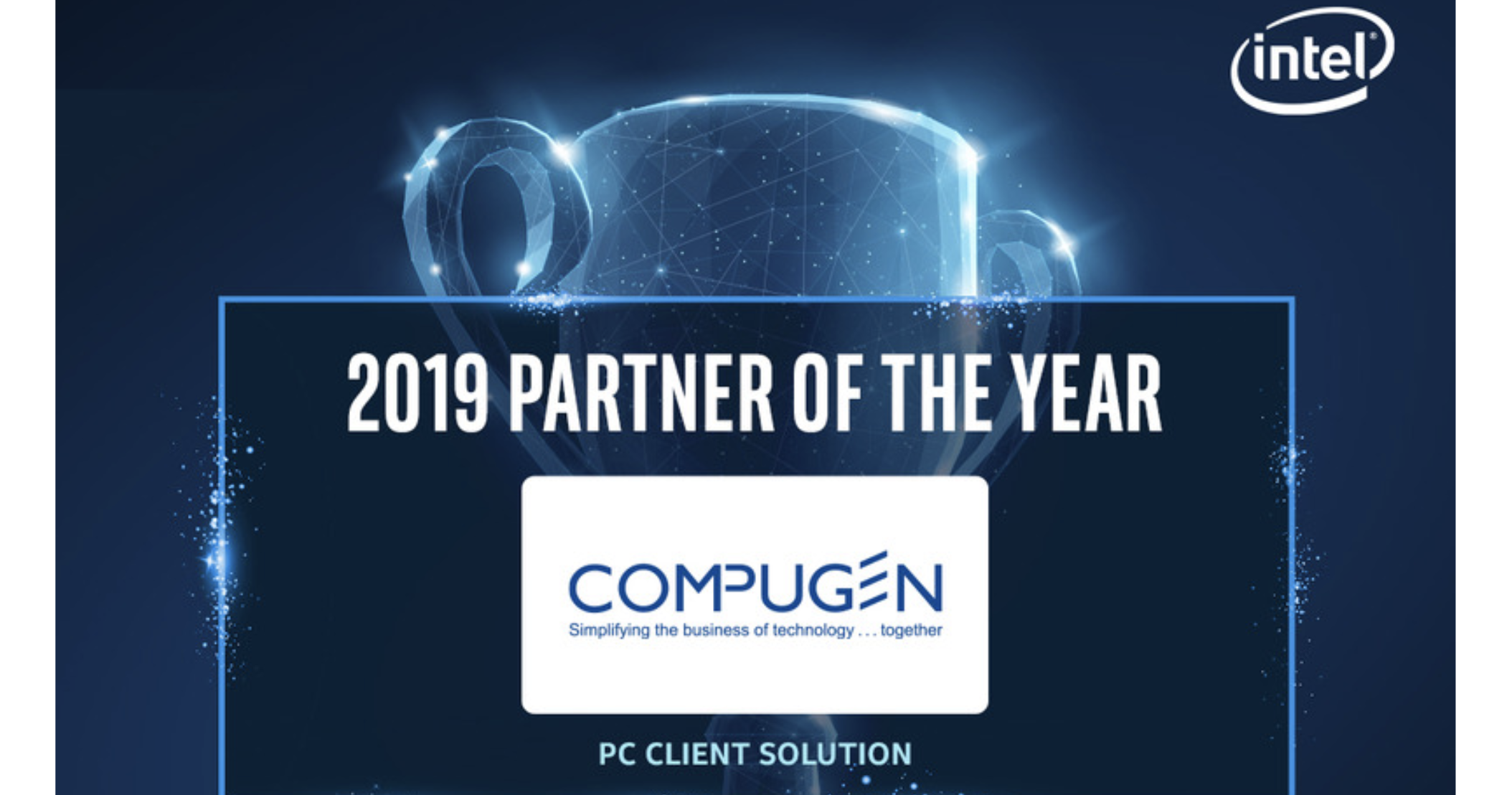 Compugen Awarded Intel 2019 Partner of the Year: PC Client Solution