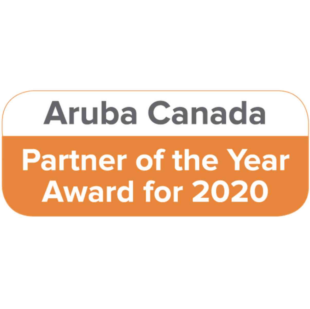 Compugen reçoit d’Aruba, le prix du Partenaire de l’année 2020 au Canada